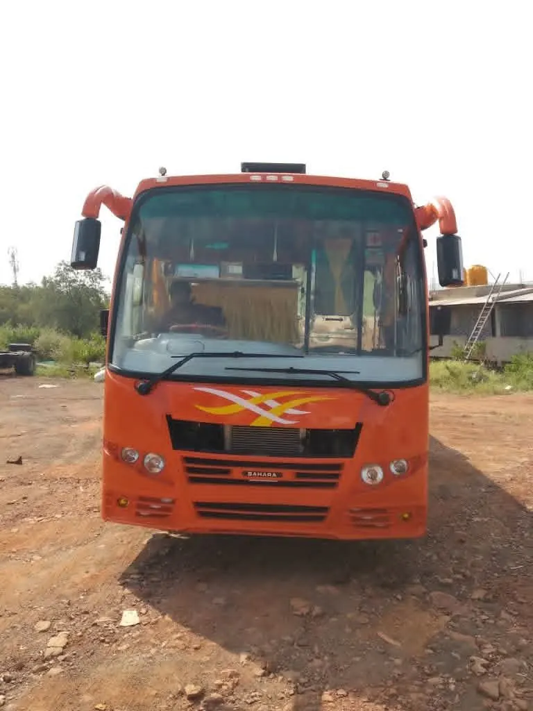 35 seater orange coach exterior, Shri Vyankatesh Tours and Travels
